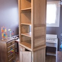 Meuble de salle de bain sur mesure en Chêne massif