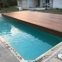 Terrasse coulissante en ipé sans vis apparente