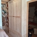 Armoire murale en pin