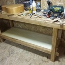 Un établi à tenons traversant et clés