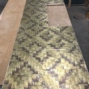 Portes de cuisine en laiton recyclé