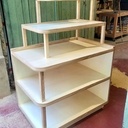 Présentoir. Frêne et CP Peuplier.