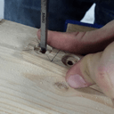 Serre-joint hold down en lamellé-collé