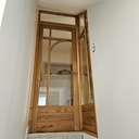 Verrière et porte en chêne