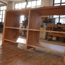 Plan de travail avec étagères