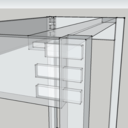 Plan console à tiroir