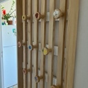 Porte manteaux fleuri sans fixation