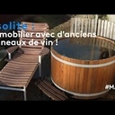 Insolite : du mobilier avec d'anciens tonneaux de vins