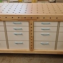 Etabli d'atelier mobile type "MFT"