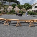 Un gradin démontable