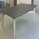 Petit bureau en Hévéa Teinté et Frêne