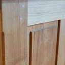 Coffre à bois en chêne