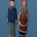 Le chevalier Louboutin et le mythique couple de Tchantchès et Nanesse