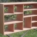 Meuble casiers en baubuche