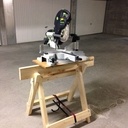 Tréteaux pliants droits