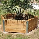 Réalisation d'un "Bac en chêne" pour plantation