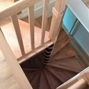 Aménagement comble, escalier hélicoïdale