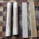 Avant traitement, à droite l'essai de traitement