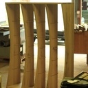 Bibliothèque cintrée en chêne