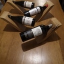 Présentoir à bouteille en équilibre