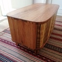 Table basse poirier et fraké