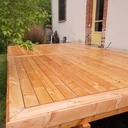 Double terrasse en Douglas.