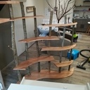 Étagère déco pour Salon de coiffure