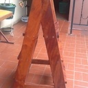 Escabeau version bois noble