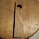 Porte bouteille en chêne et en douglas