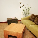 Table basse plaqué chêne