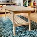 Table basse en frêne