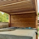 Pergola. Pin Autoclave Marron.