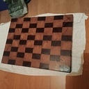 Planche à découper en bois de bout (KDO pour le Papa)