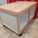 Table à roulettes