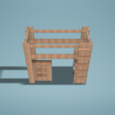 Lit enfant aménagé