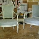 Paire de fauteuil cabriolet d'époque Directoire