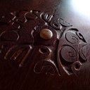 Table basse tatajuba massif / insert / sculpture