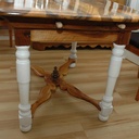 Table alsacienne en noyer...du jardin