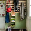 Porte-manteaux et rangement chaussure en "french cleat"