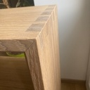 Etagère de cuisine à queues d'arondes en onglet (à la main)