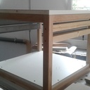 Meuble perceuse a colonne