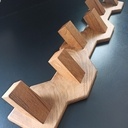 Patères en quinconces