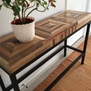 Copie de console vue dans un magazine déco et un peu améliorée