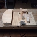 Support ponceuse a bande