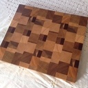 Planche à découper en bois de bout