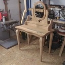 Une coiffeuse en Chêne .