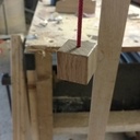 Lampe trepied gamelle indus