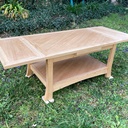 Table basse à rallonges