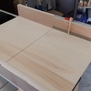 Un chariot (traineau) de coupe pour scie sous table