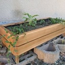 Bac à fleurs en Douglas